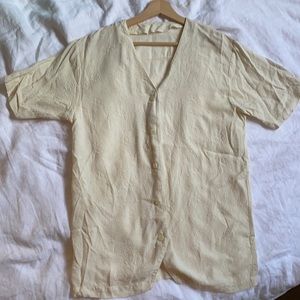 Thrifted Women’s White Blouse